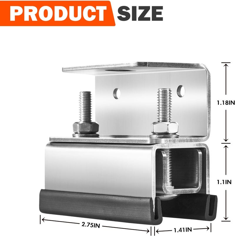 Gedlex Roof Rack Mount Kit, Roof Rack mounting Brackets, 304 Stainless Steel Van Roof Rack for ProMaster, Boxer, Jumper, Ducato 6 Piece - Image 2